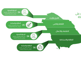 Info graphic اربع خيارات السعودية