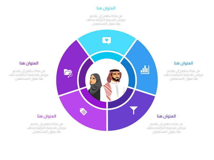 Infographic making خمس خيارات KSA