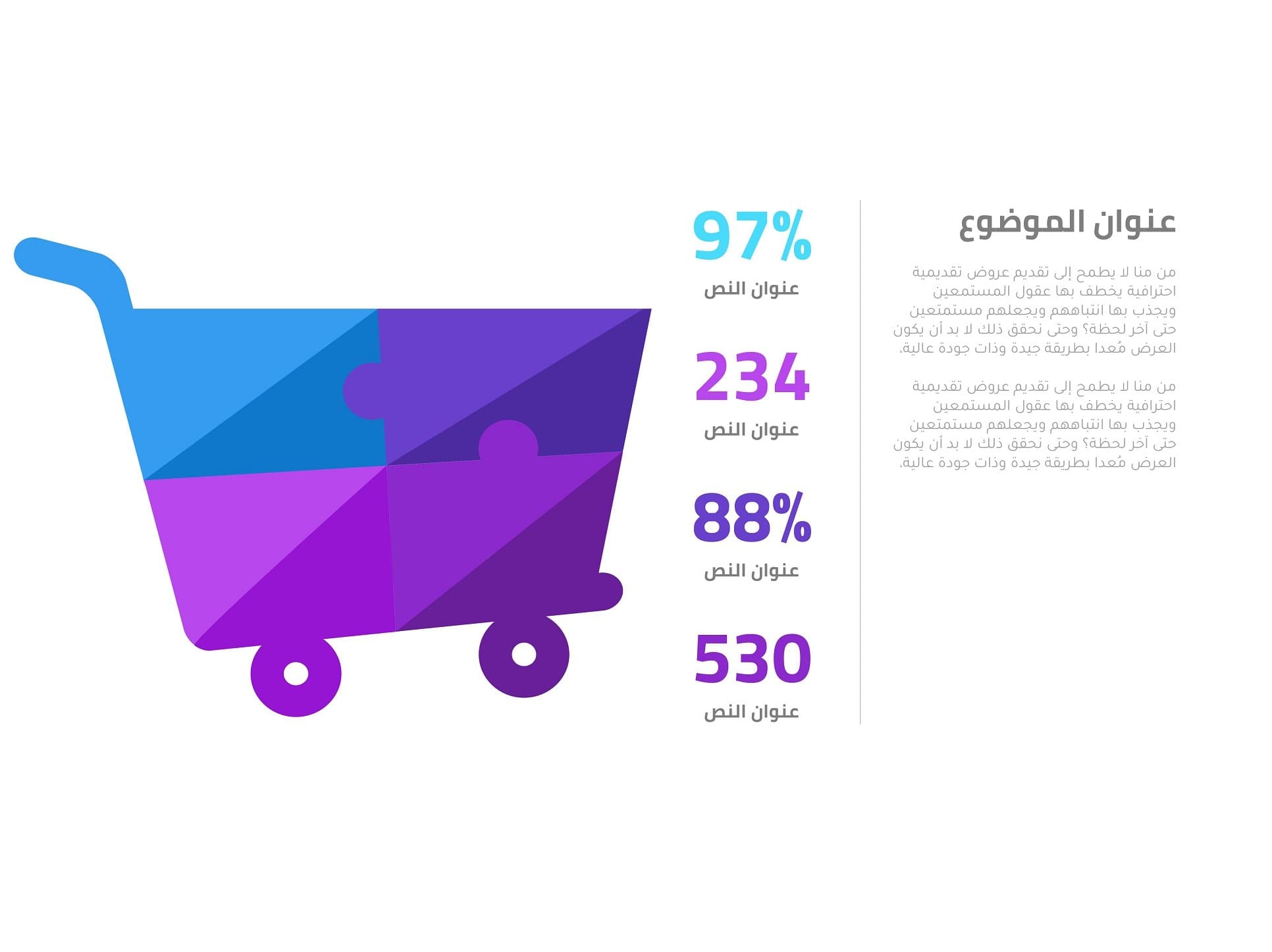 إنفوجرافيك عربة تسوق-Infographic-Takareer