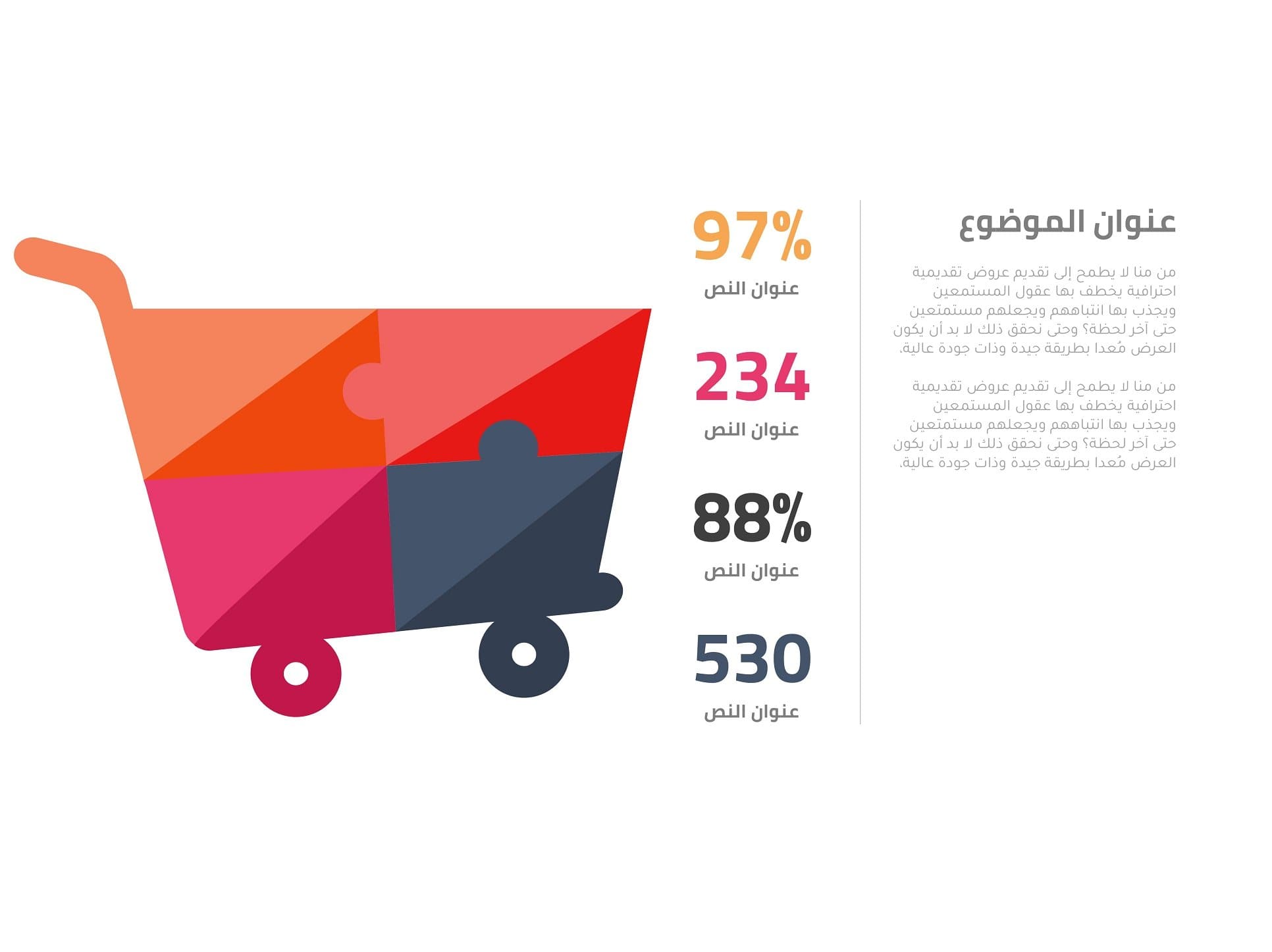إنفوجرافيك عربة تسوق-Infographic-Takareer